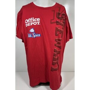 Chase Authentics NASCAR Tony Stewart Old Spice Red Short Sleeve Shirt Mens SZ XL